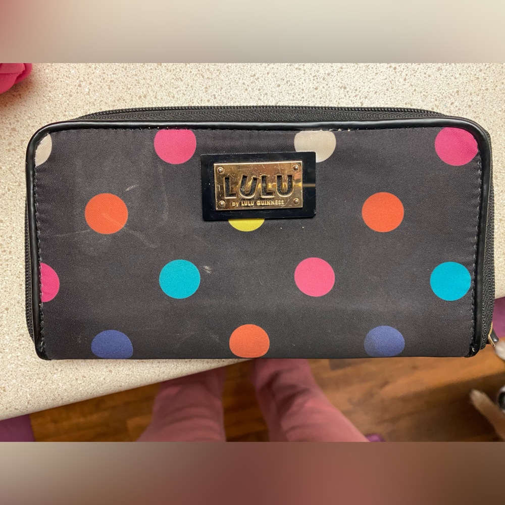 Lulu Guinness Polka Dot Wallet